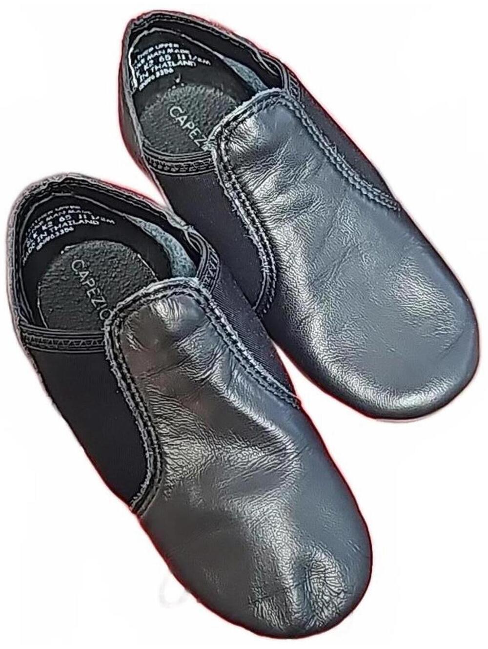 Capezio Girl's E Series Ej2c Black Jazz Slip on Shoe 11.5M